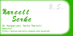 marcell serke business card